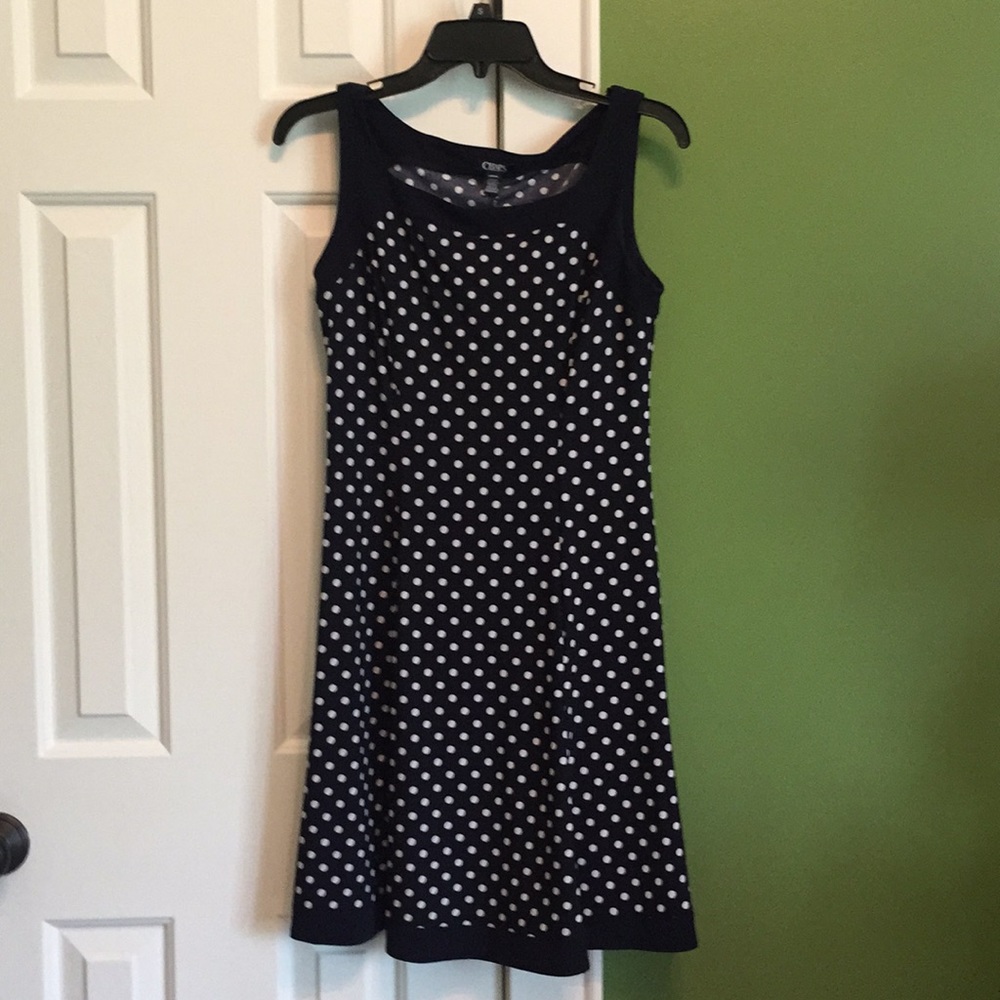 Chaps fit and flair dress